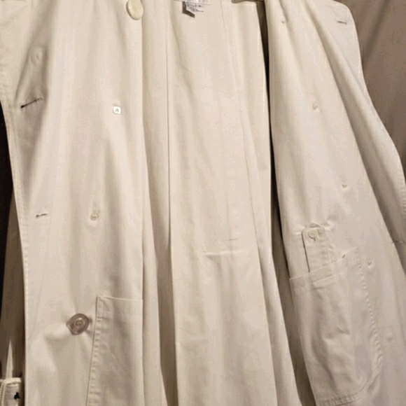 GWC COTTON TRENCH COAT QUALITY LINED SZ 10 - Picture 6 of 8